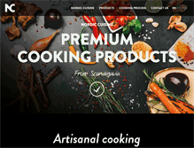 Tablet Screenshot of nordiccuisine.com